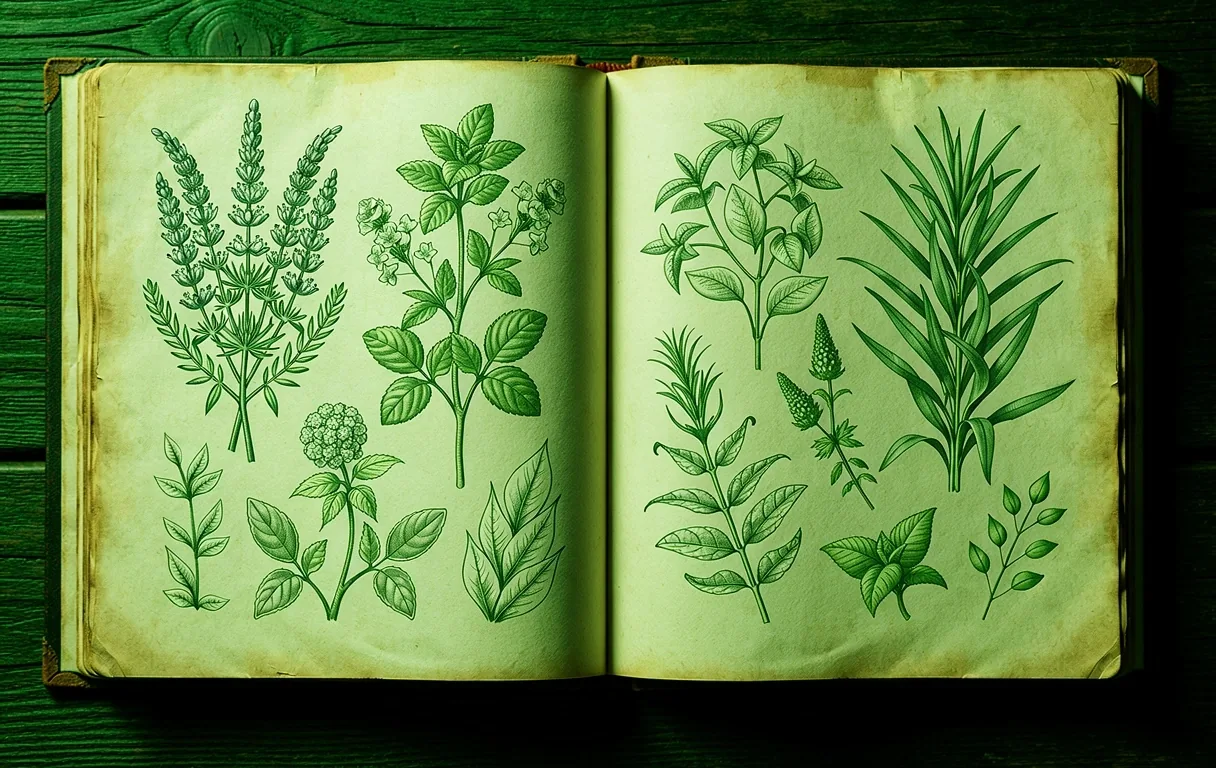 Historical botanical study