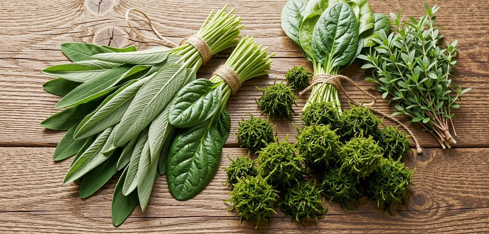 Kitchen botanicals texture