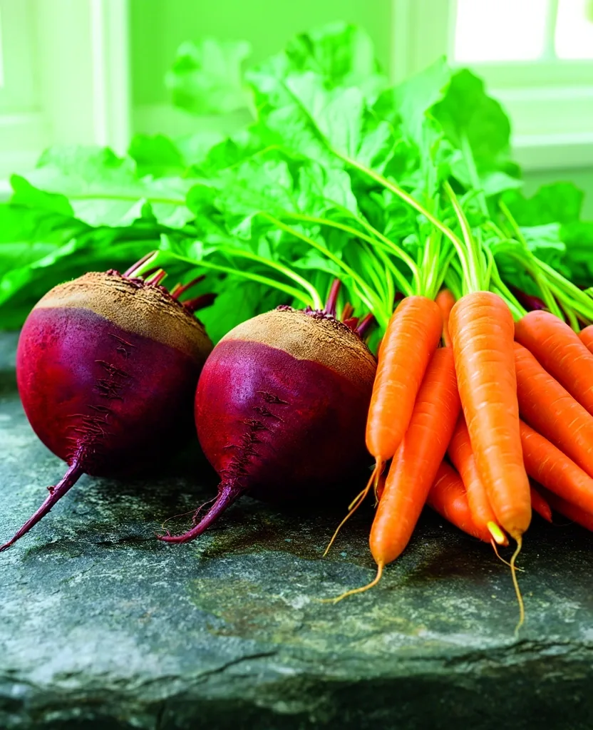 Seasonal root vegetables