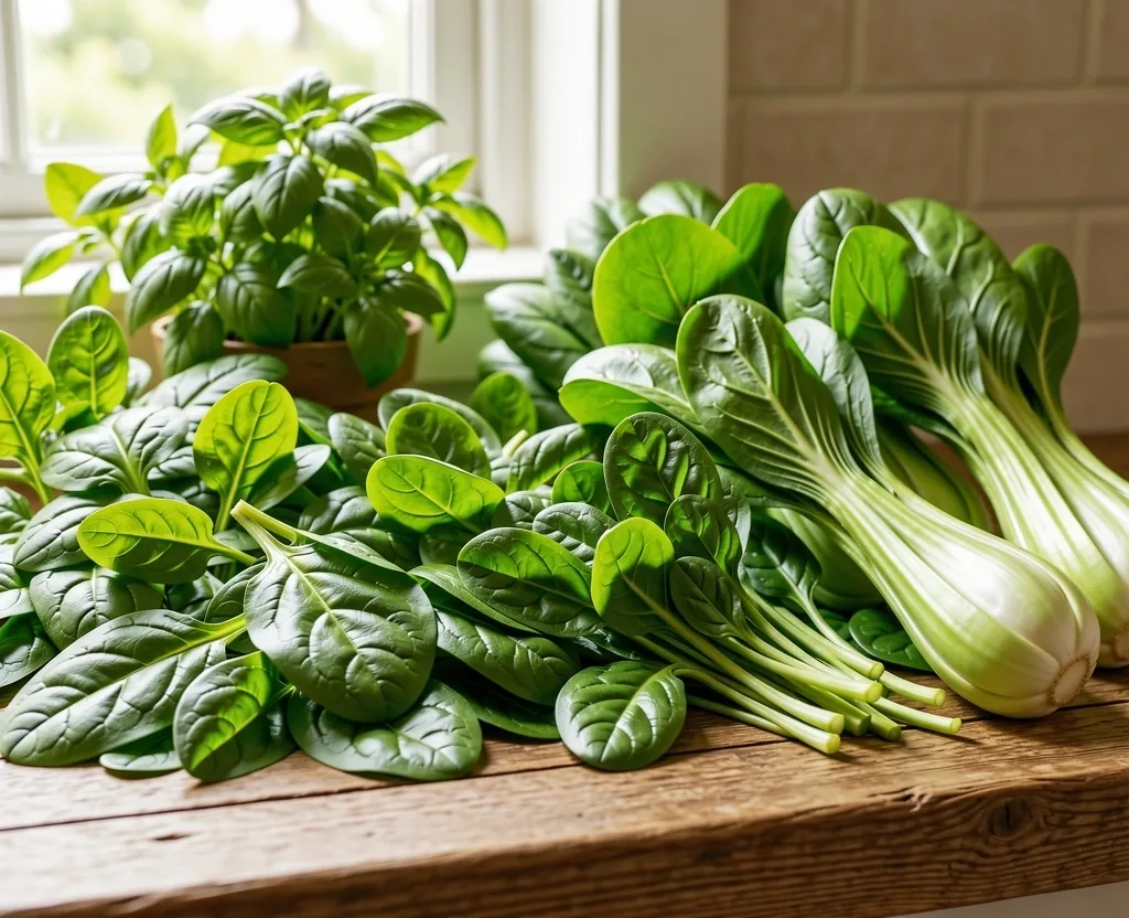 Vibrant healthy greens